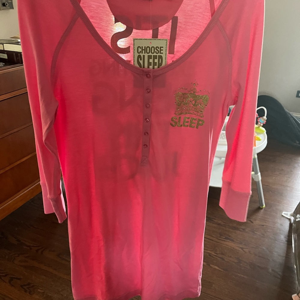 Juicy Couture Pink Sleep Shirt